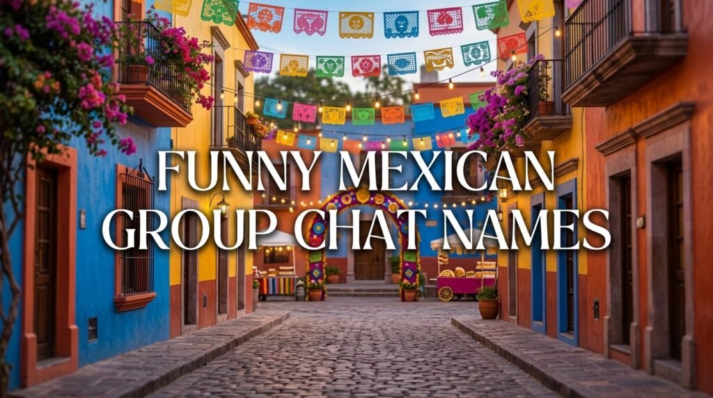 Funny Mexican group chat names