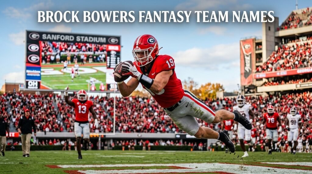 1. Brock Bowers fantasy team names