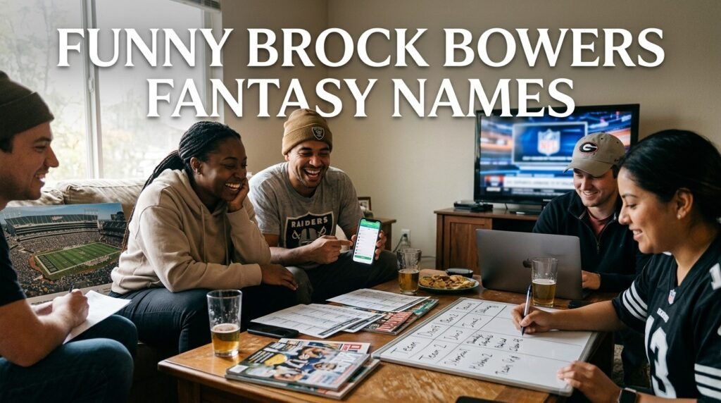 4. Funny Brock Bowers Fantasy Names