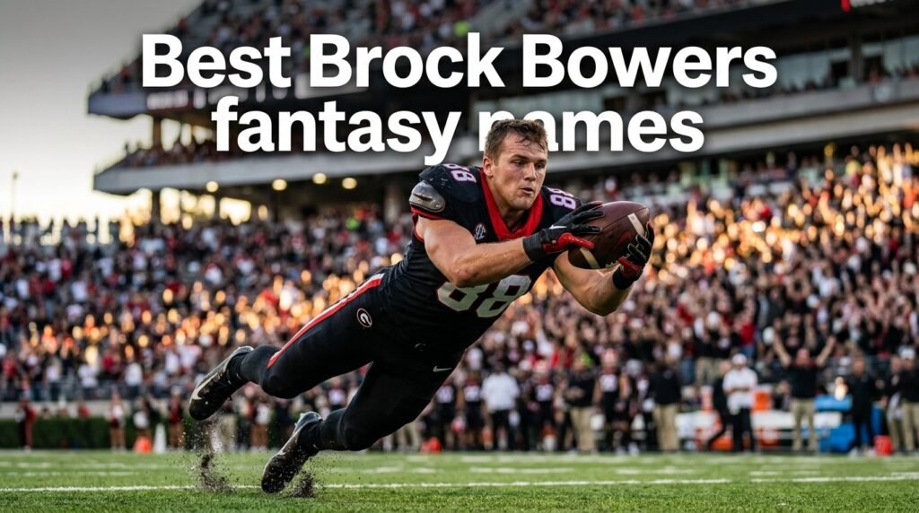 5. Best Brock Bowers fantasy names