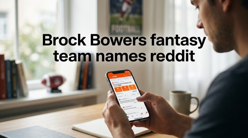 6. Brock Bowers fantasy team names reddit