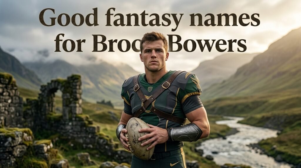 9. Good fantasy names for Brock Bowers
