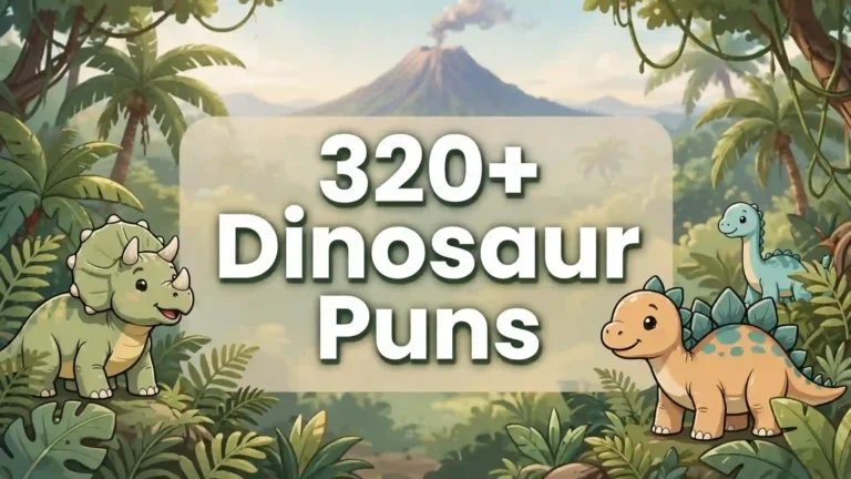 320+ Dinosaur Puns for Kids Who Love Prehistoric Creatures
