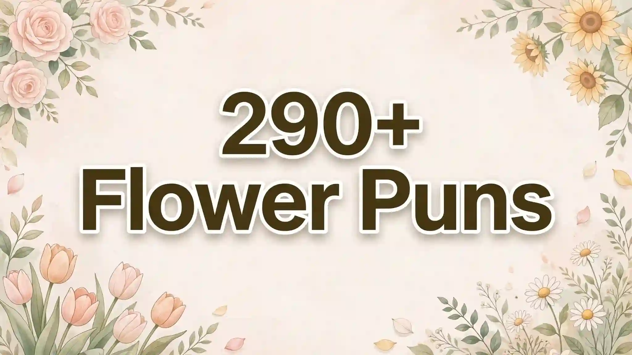 290+ Flower Puns That Will Make Every Garden Lover Smile