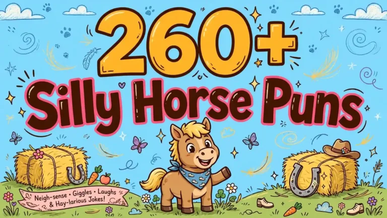 260+ Silly Horse Puns That Are Guaranteed to Get a Laugh