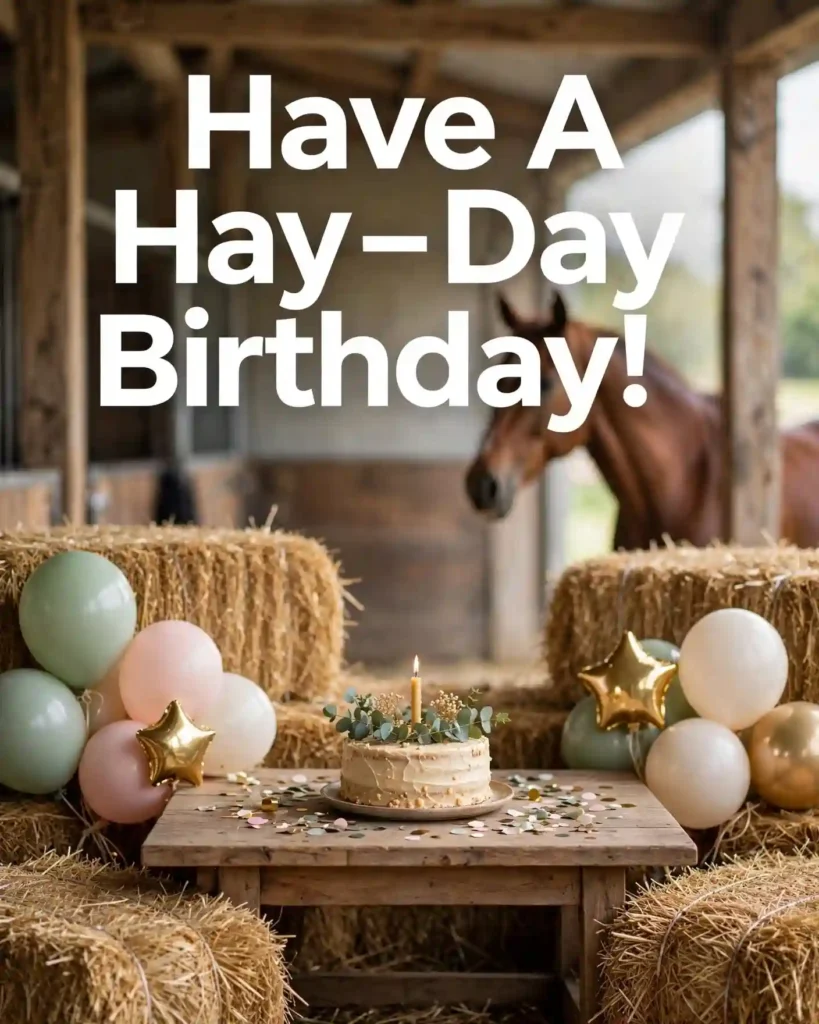 Horse puns for birthdays