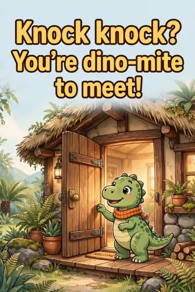 10. Dinosaur knock knock jokes