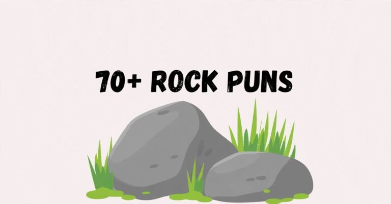 70+ Rock Puns That Will Make Everyone Laugh