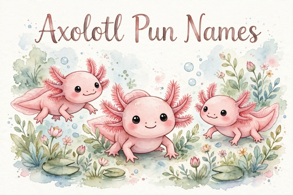 Axolotl pun names