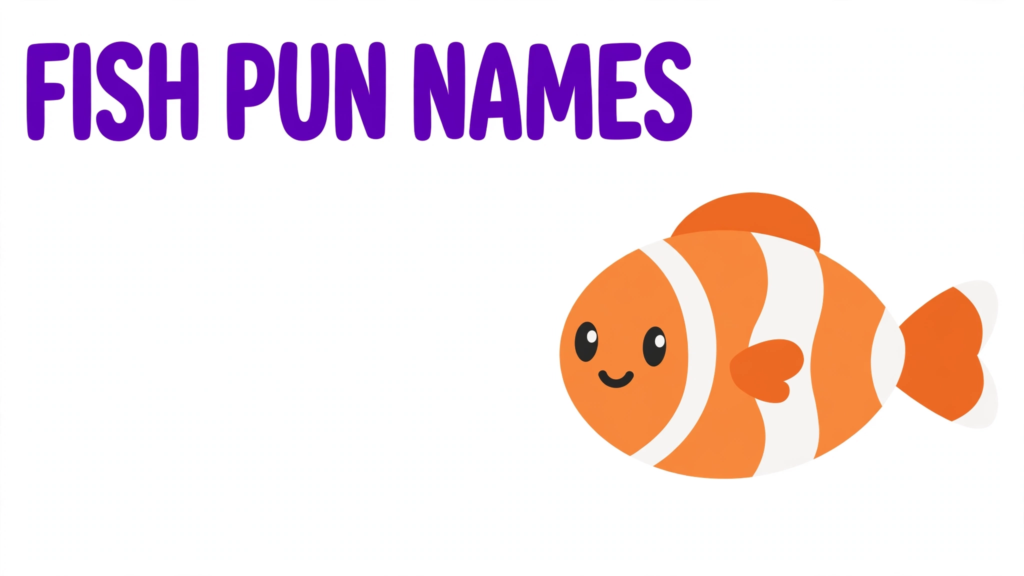 2. Fish pun names