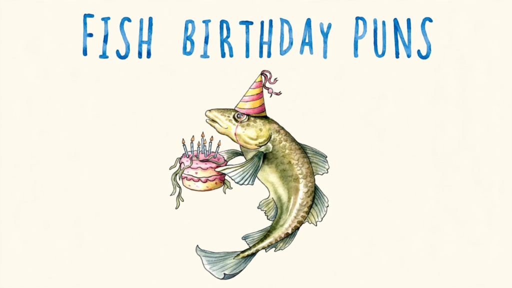 4. Fish birthday puns