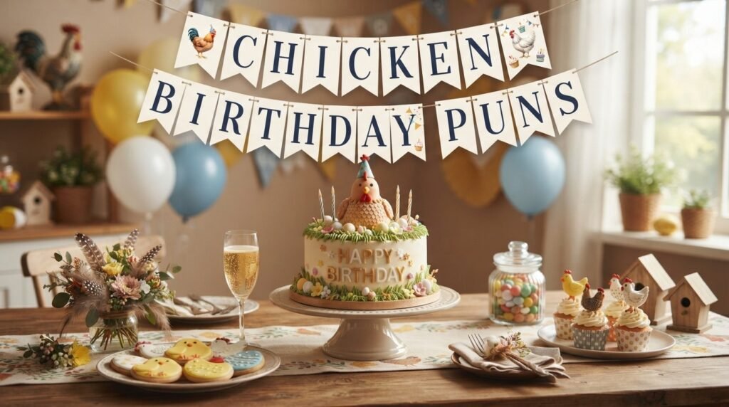 Chicken birthday puns