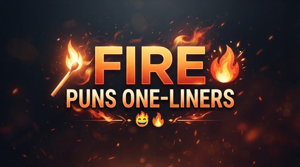 Fire puns one-liners