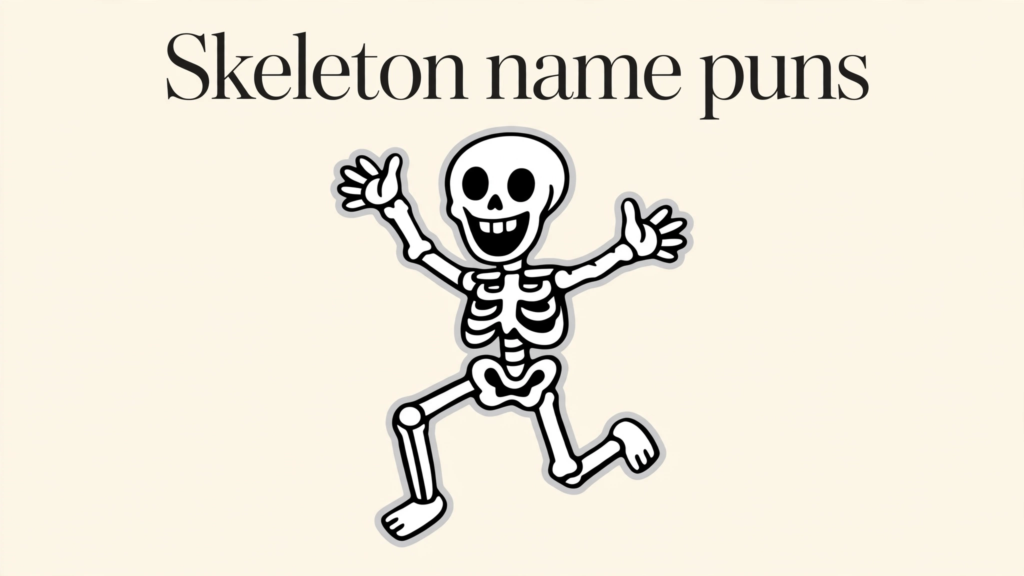 Skeleton name puns