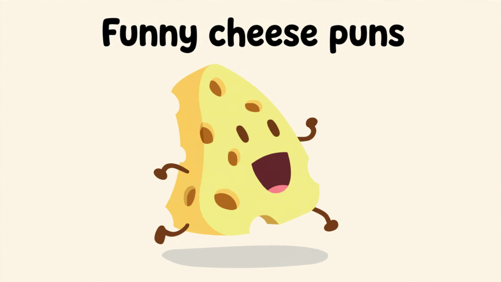 Funny cheese puns