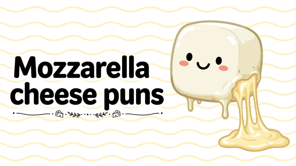 Mozzarella cheese puns