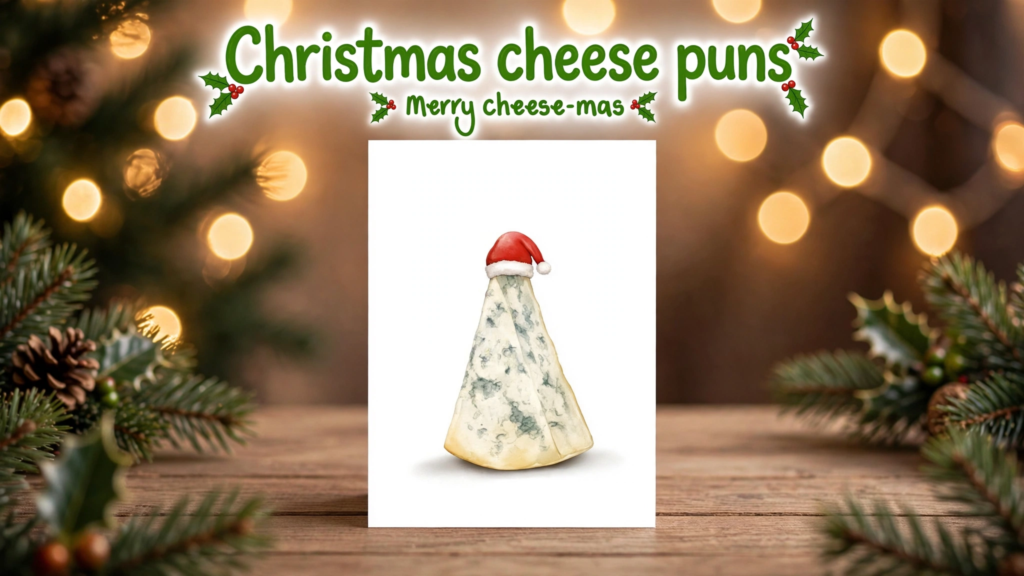 Christmas cheese puns