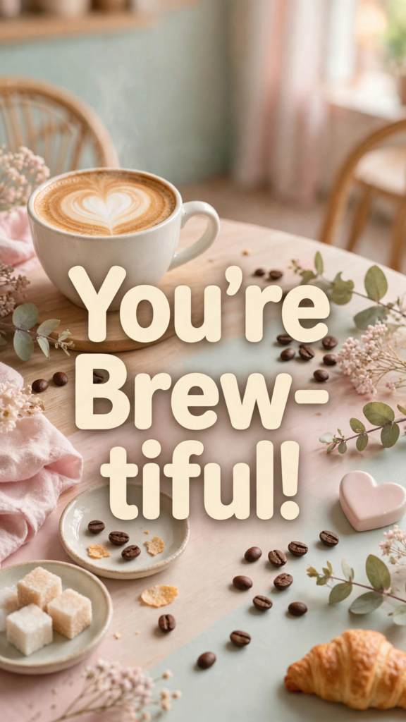 Cute coffee puns