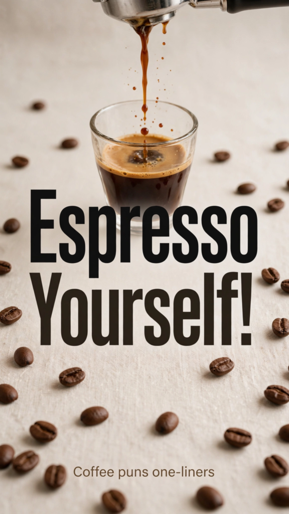 Coffee puns one-liners