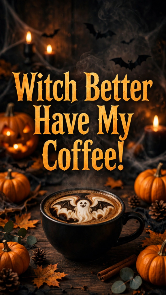 Halloween Coffee Puns