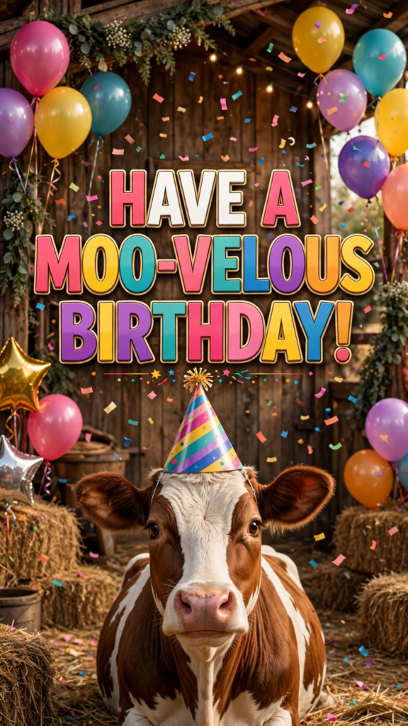 Cow birthday puns