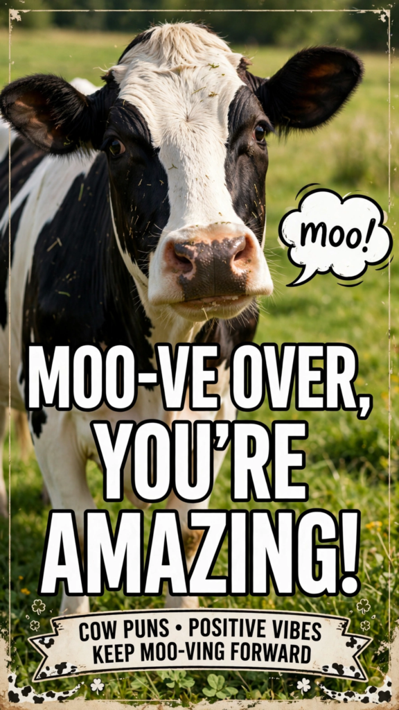 Cow puns moo