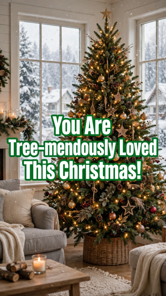 Christmas tree puns