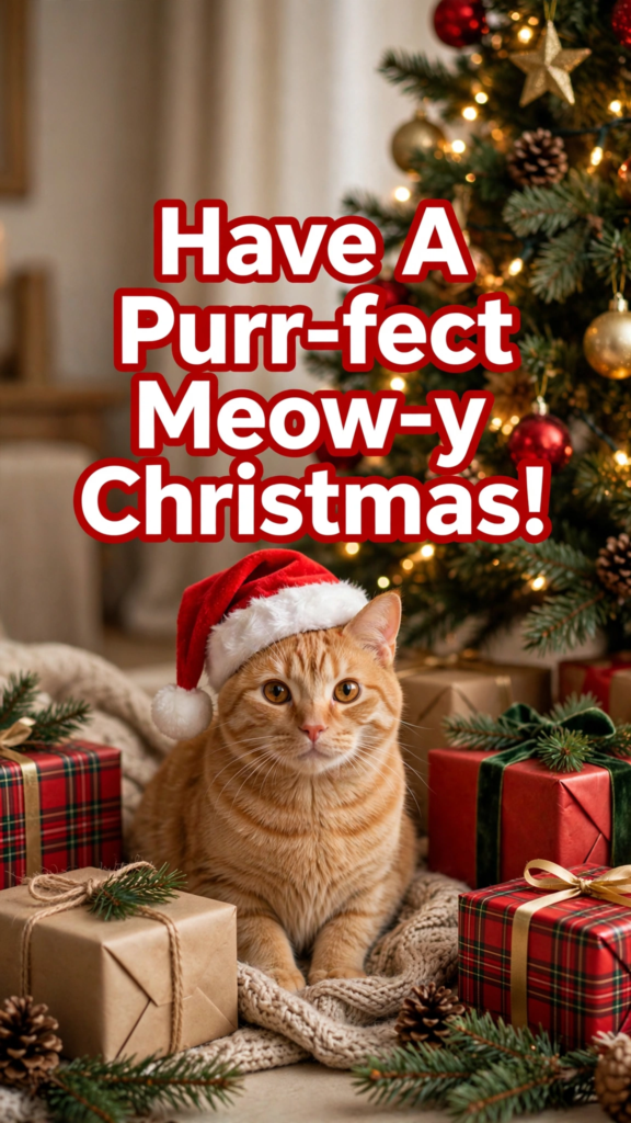 Christmas cat puns