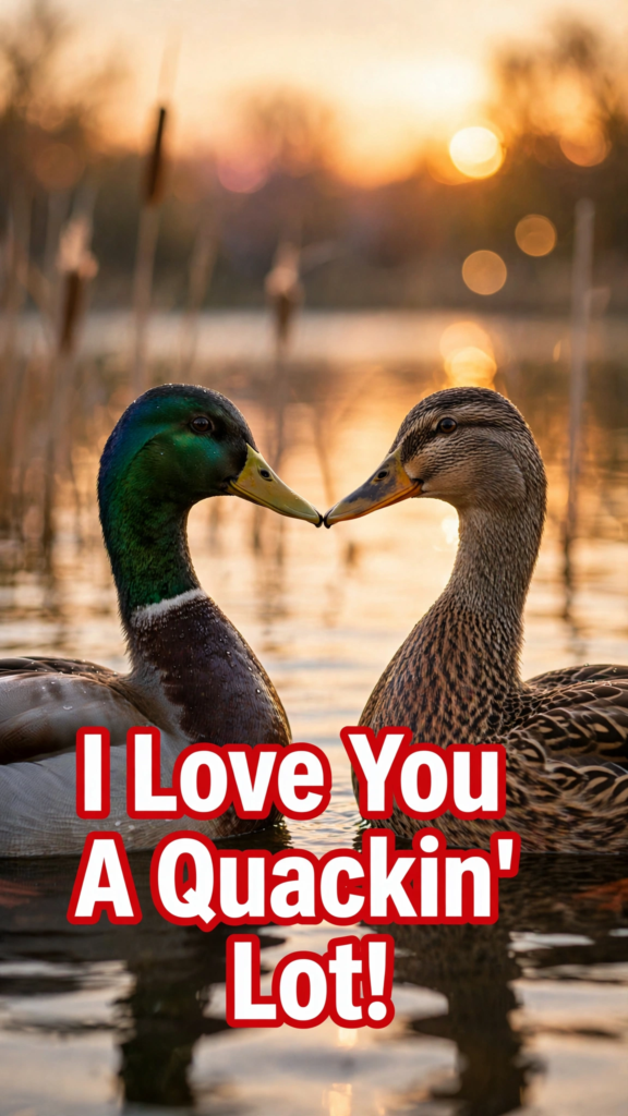 Duck love puns