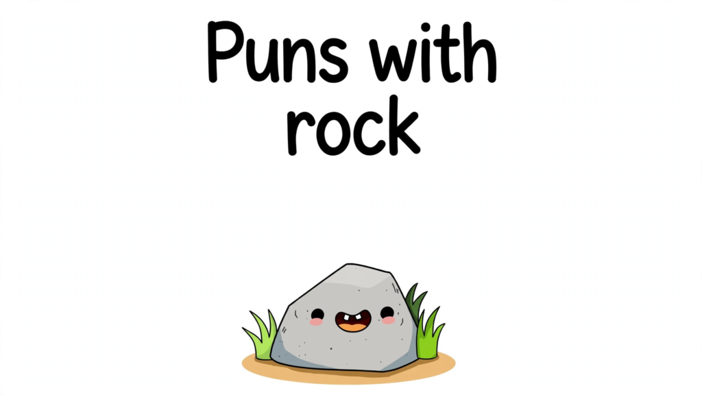 2. Puns with rock