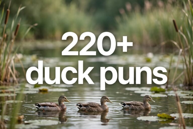 220+ Funny Duck Puns That Will Make You Quack With Laughter