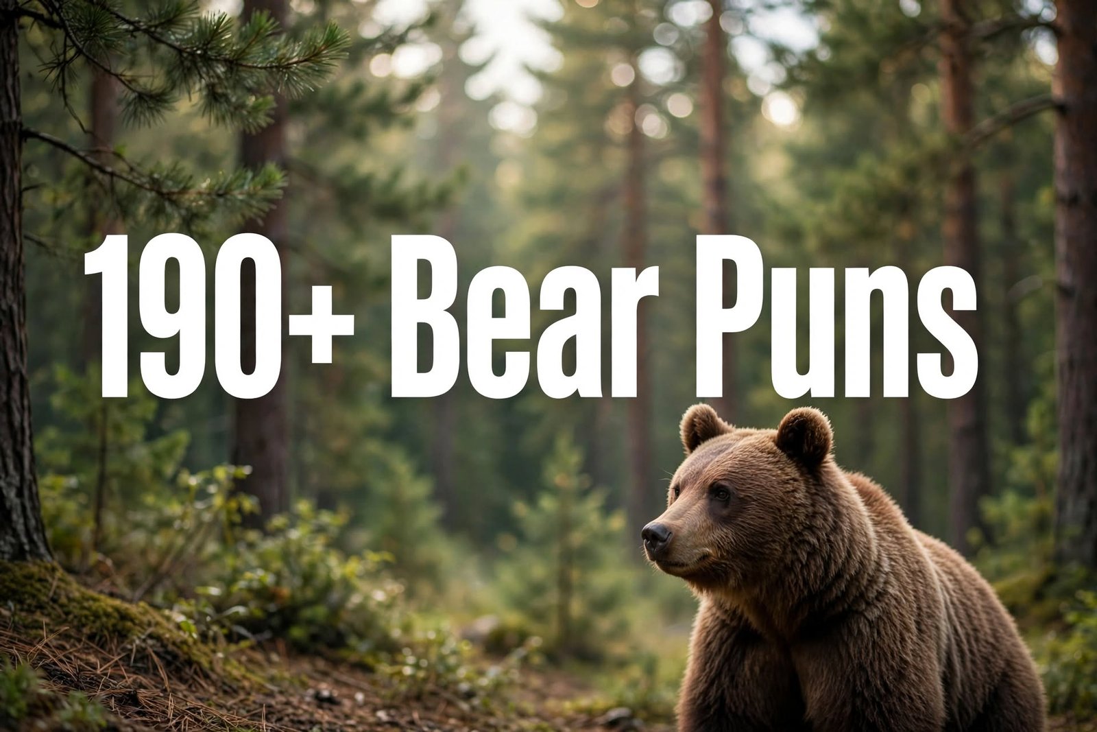 190+ Funny Bear Puns for Kids and Adults Who Love Wildlife