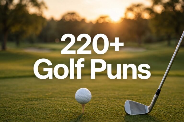 220+ Clever Golf Puns: That Will Make You Laugh