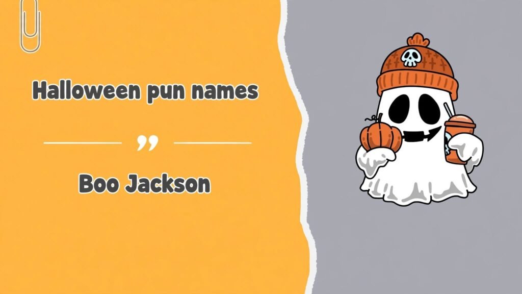 Halloween pun names