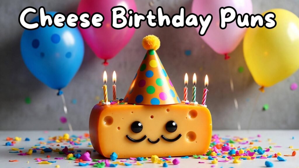 Cheese birthday puns