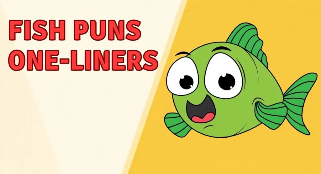 6. Fish puns one-liners