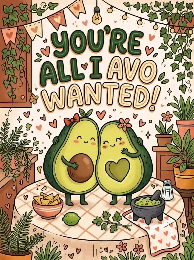 Avocado love puns