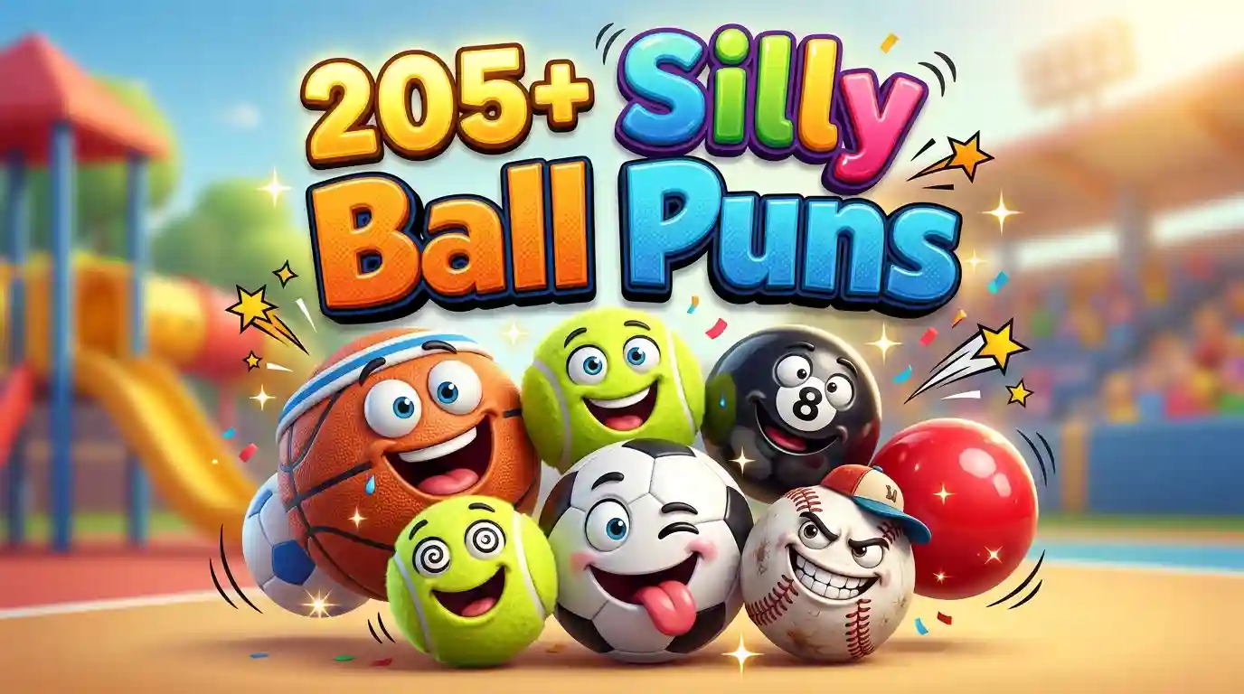 205+ Silly Ball Puns for Kids Who Love Sports