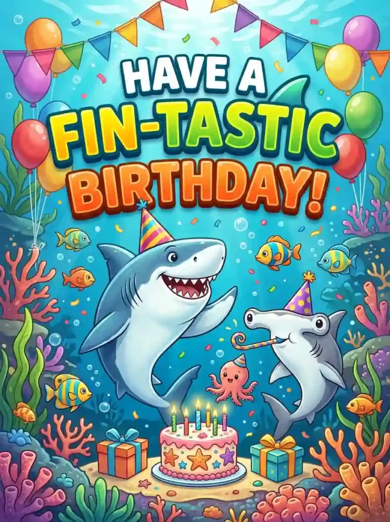 Shark birthday puns