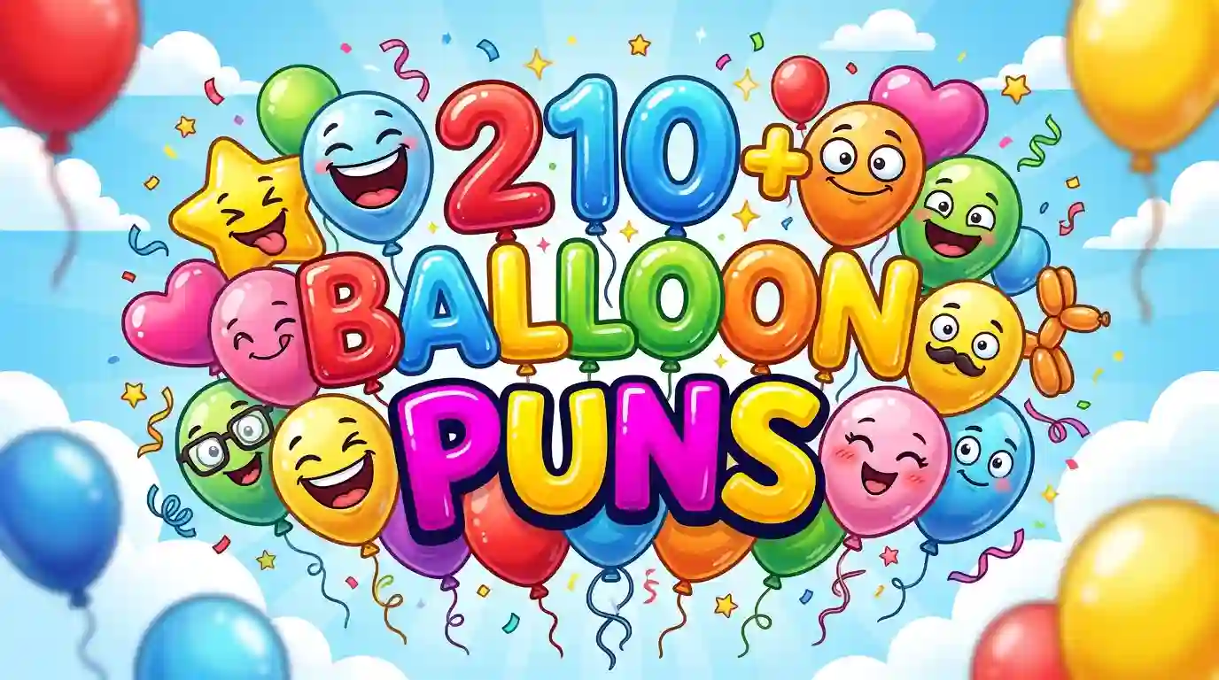 210+ Pop-Themed Balloon Puns That Will Blow You Away