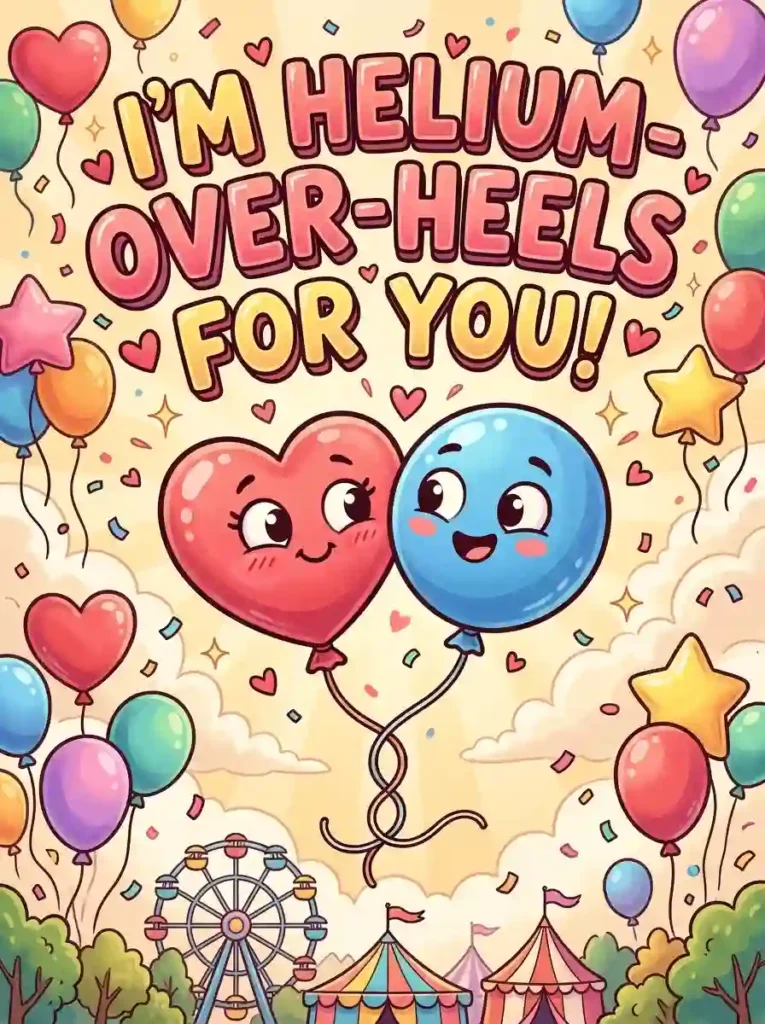 Balloon love puns