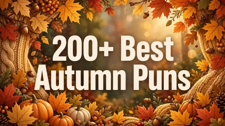 200+ Best Autumn Puns to Brighten Your Fall Season