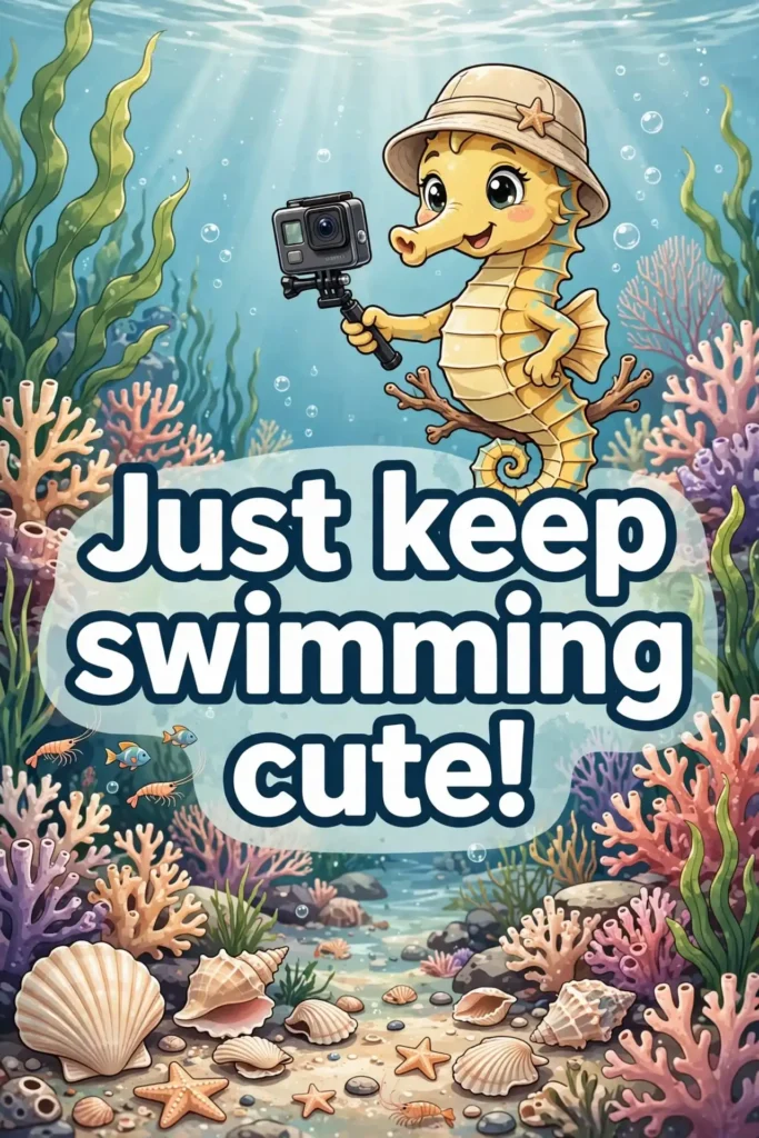 Best Seahorse Caption Puns