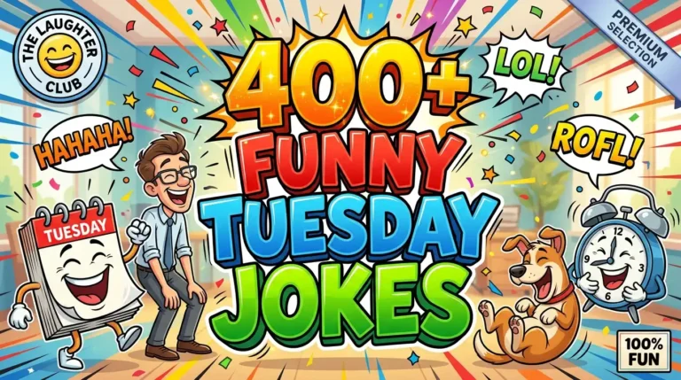 400+ Funny Tuesday Jokes About Being Tired at Work