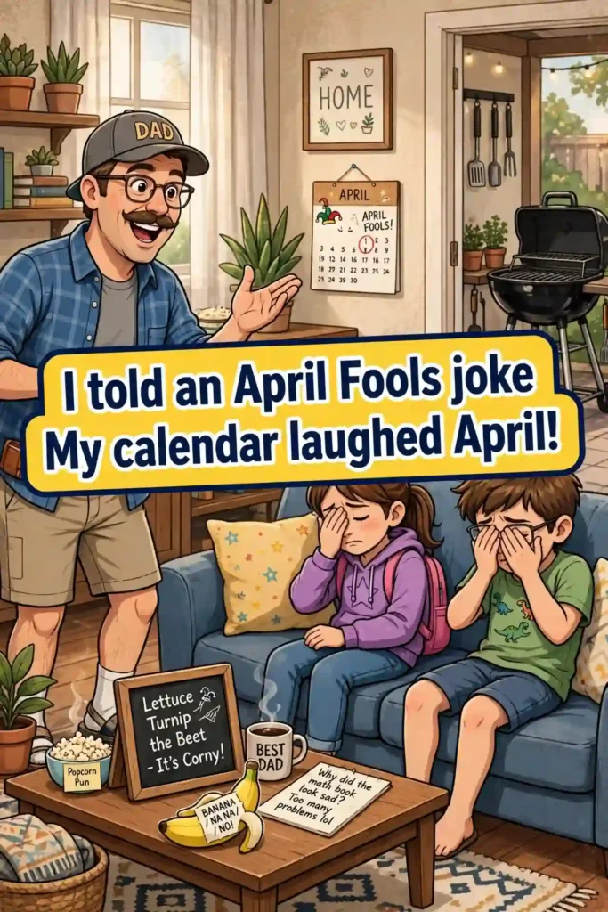 April Fools' dad jokes.
