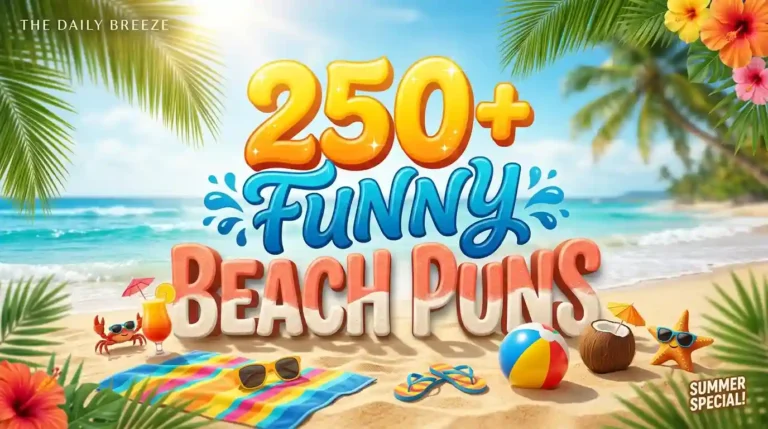 250+ Funny Beach Puns That Will Make Waves