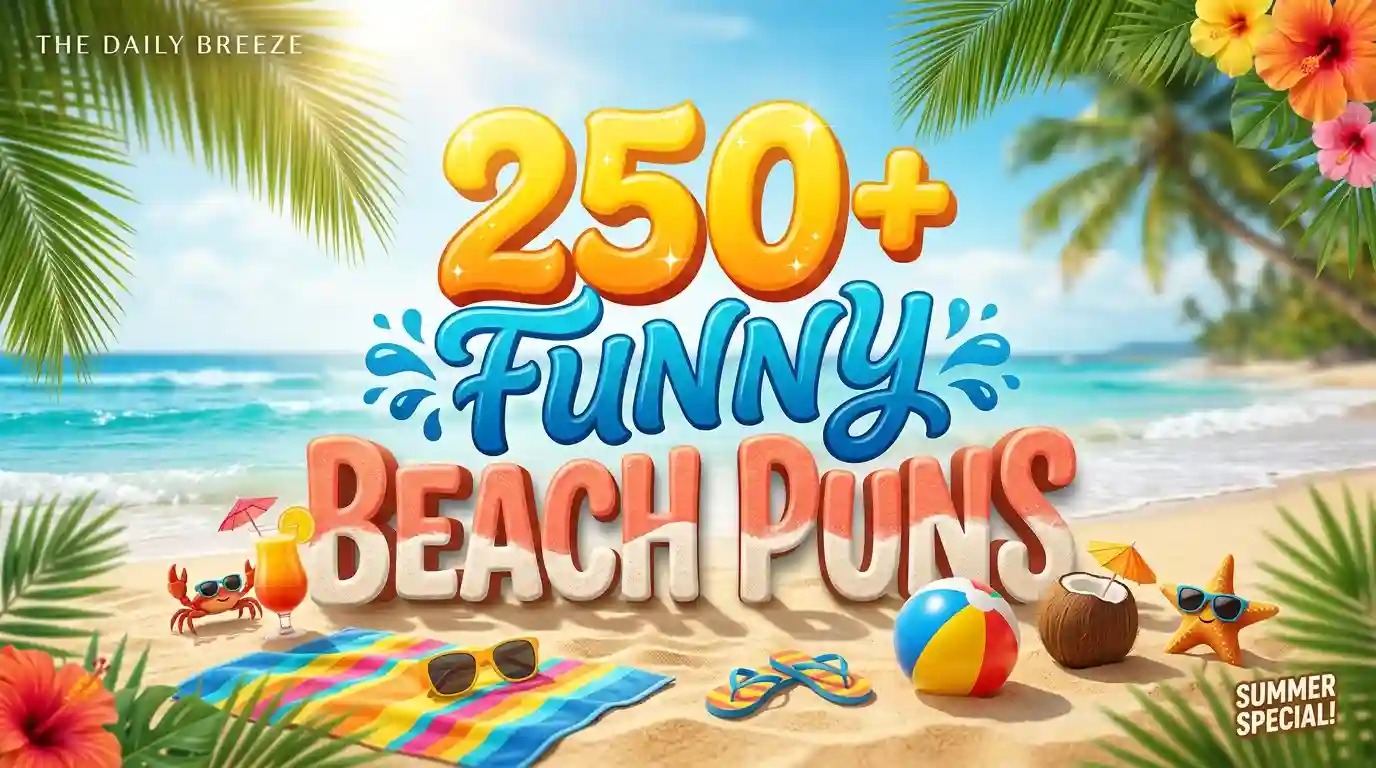 250+ Funny Beach Puns That Will Make Waves