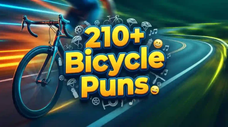 210+ Bicycle Puns for Friends Who Love Riding Bikes
