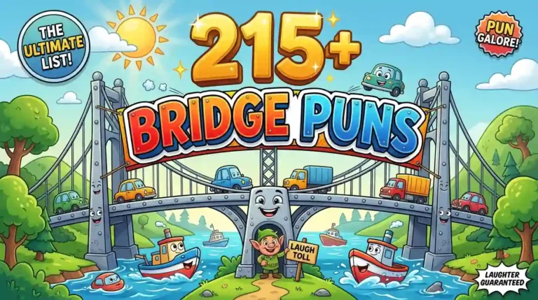 215+ Bridge Puns One-Liners for Quick Laughs and Clever Jokes