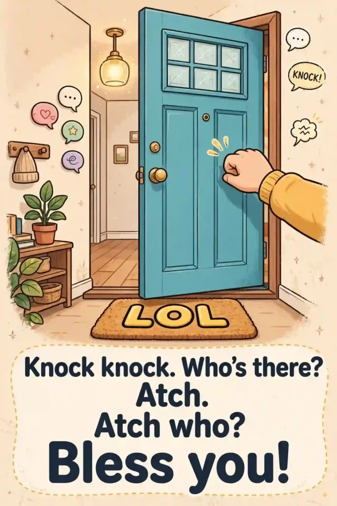 Corny knock-knock jokes